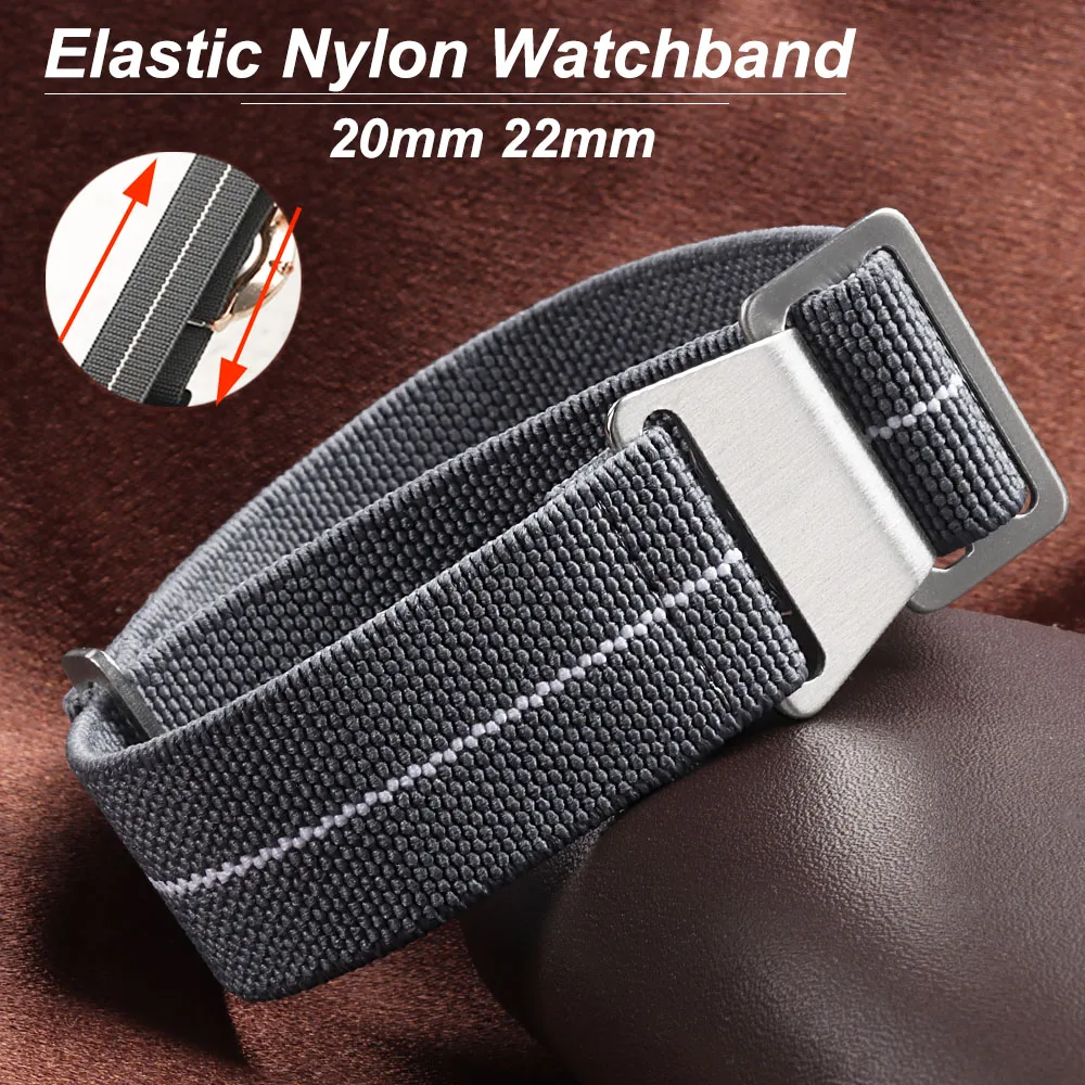Parachute Strap Elastic - Elastic Watch Strap 60s French Troops