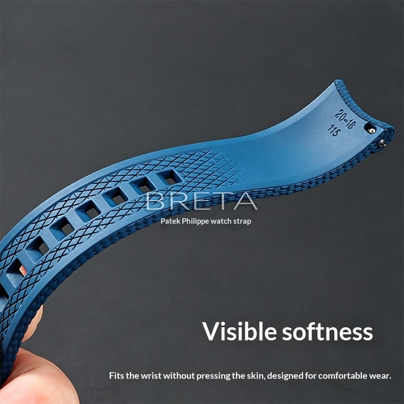 Curved End FKM Rubber Watch St - đánh giá và giá Audemars Piguet Watch Code 11.59