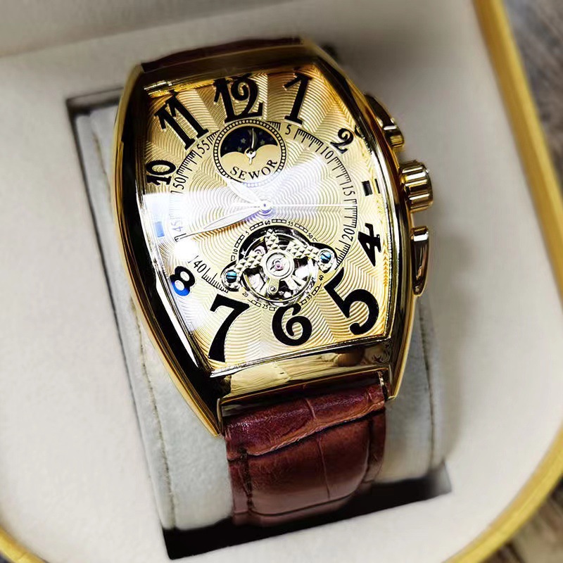 SEWOR Cơ Nam Vàng Tourbillon Đ - đánh giá và giá Seiko Watch Presage
