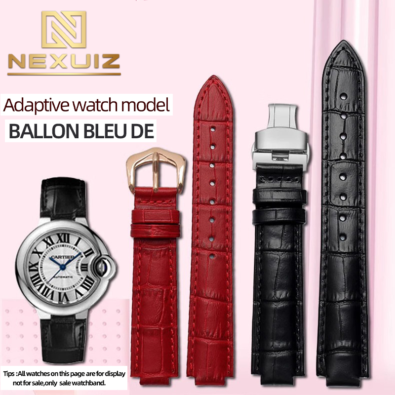 Leather Watch Band For  BALLON - đánh giá và giá Cartier Watch Ballon Bleu