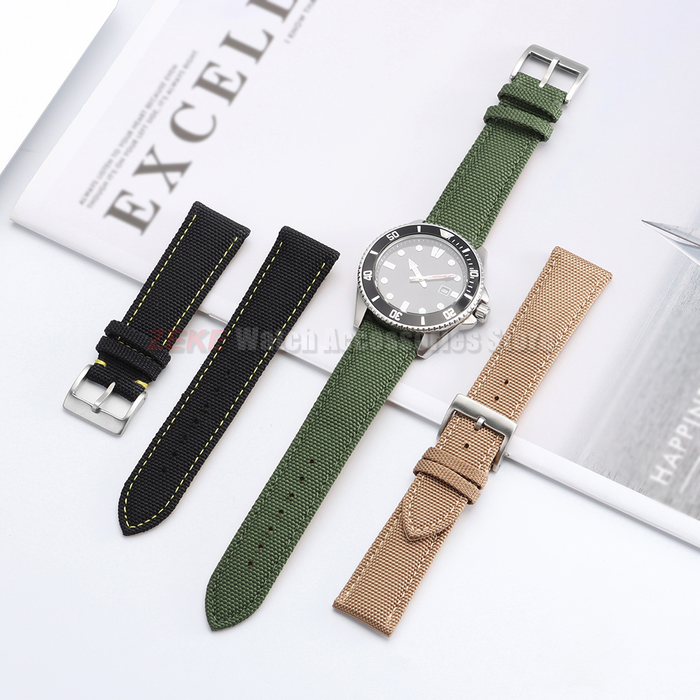 Waterproof Sailcloth Watch Ban - đánh giá và giá Leather Strap Quick Release