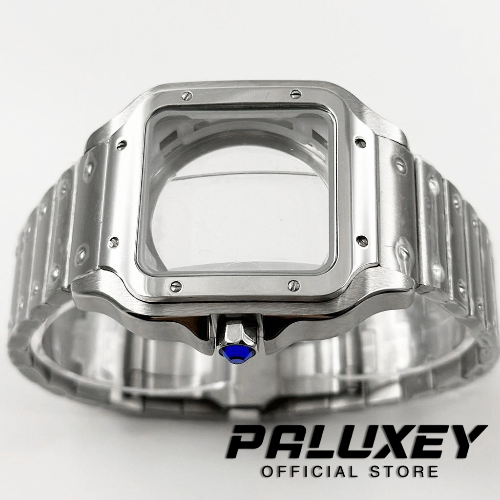 NH35 38mm Square Watch Case 31 - đánh giá và giá Cartier Watch Santos