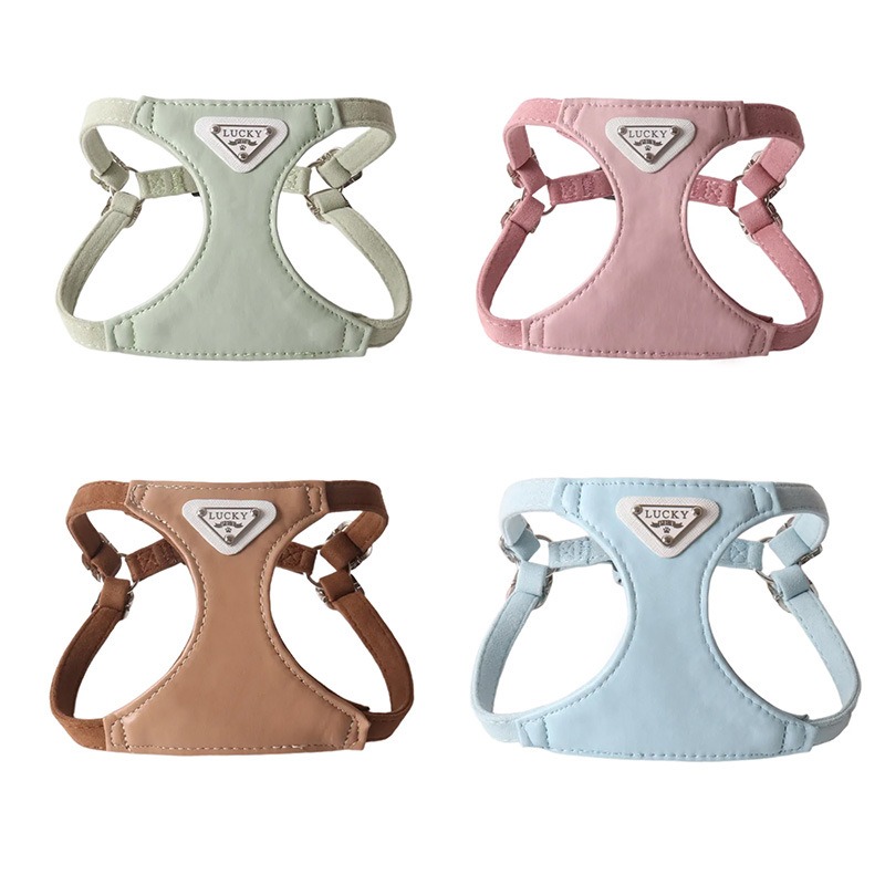 Macaron Chest Harness PU Vest  - đánh giá và giá Leather Strap Quick Release