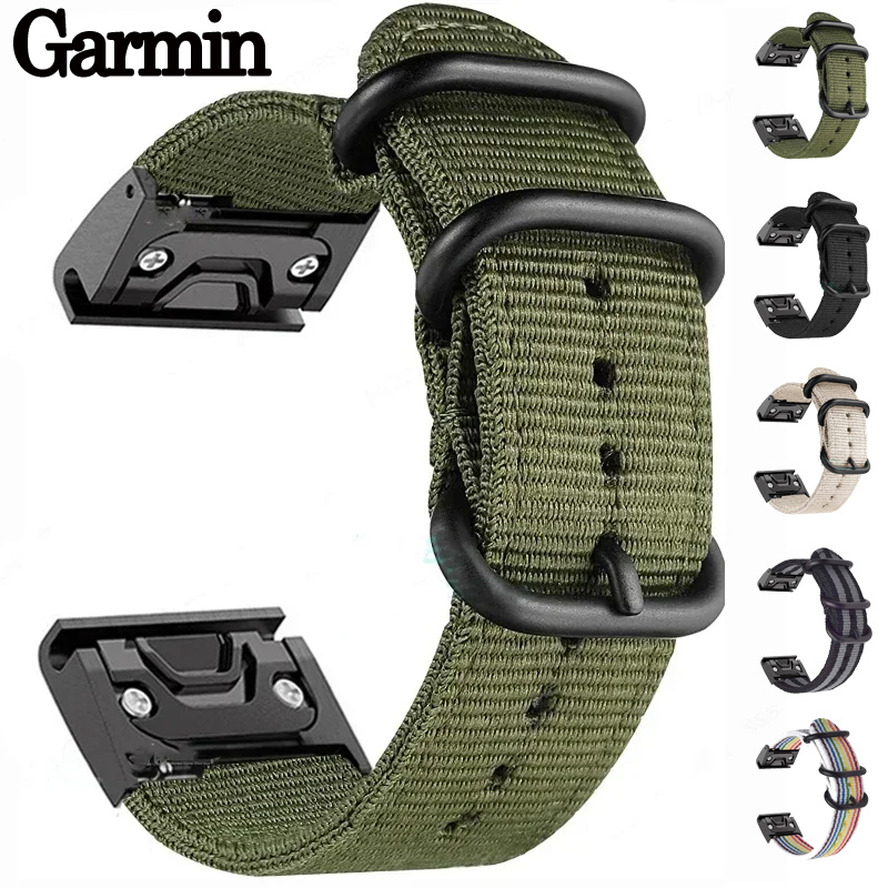 Canvas Nylon Strap for Garmin  - đánh giá và giá Canvas Strap Watch