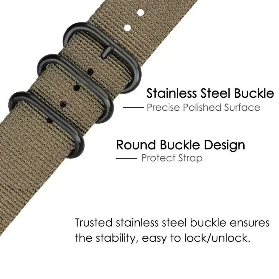 Canvas Nylon Strap for Garmin  - đánh giá và giá Canvas Strap Watch