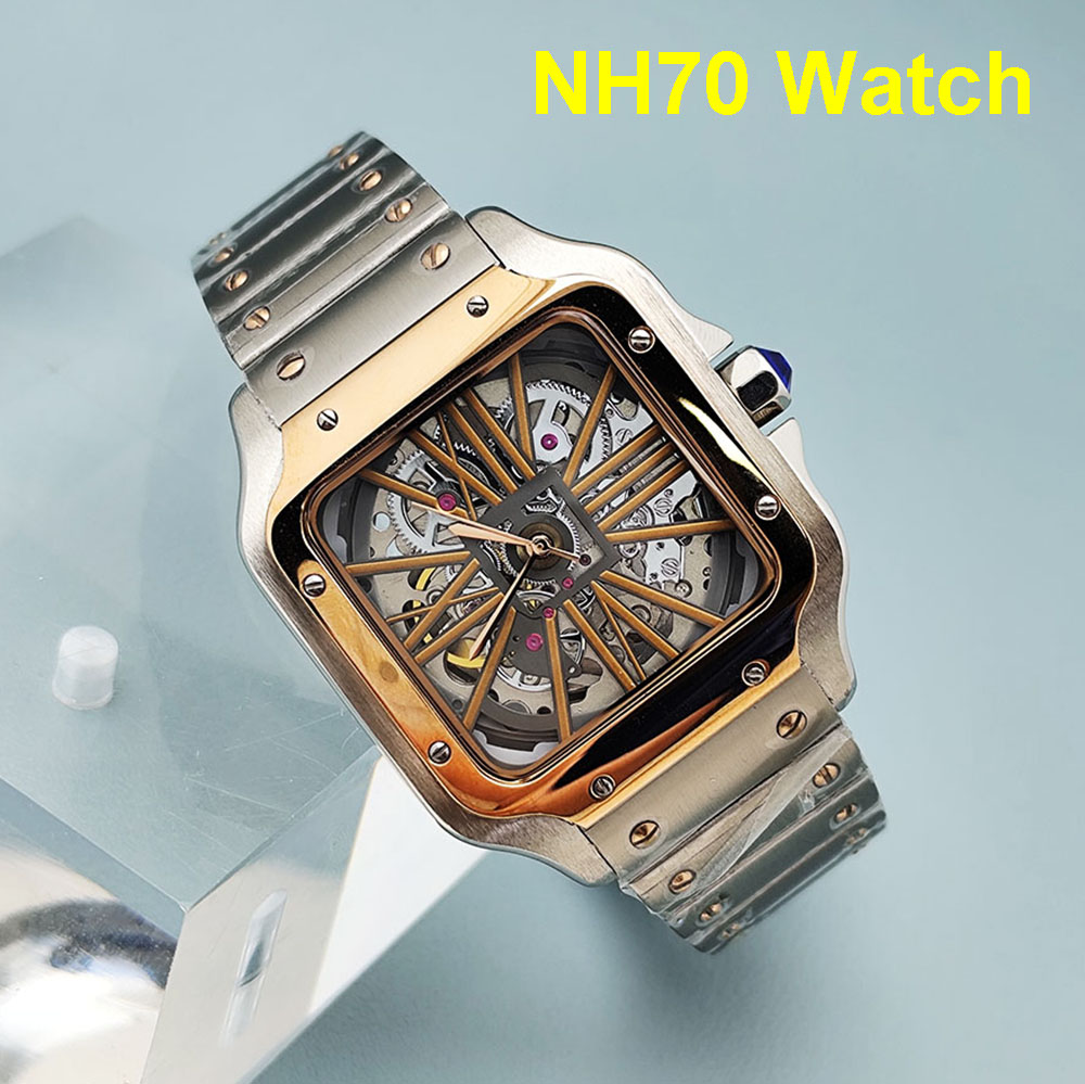 NH70 watch men's watch automat - đánh giá và giá Cartier Watch Santos
