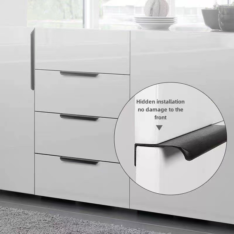 Hidden Aluminum Cabinet Pulls  - đánh giá và giá Curved Spring Bar