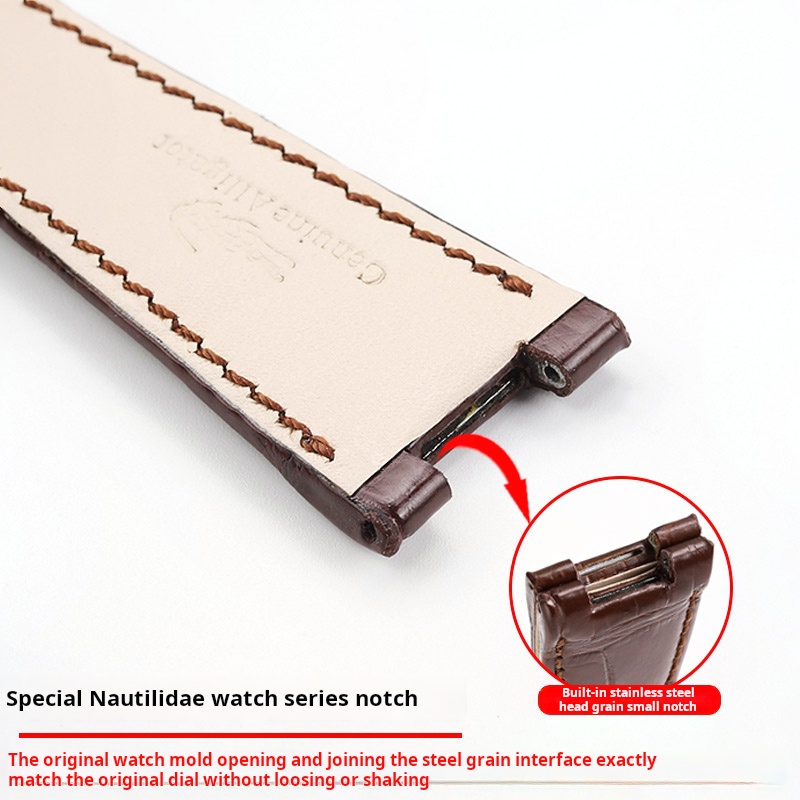 Crocodile Watchband Metal Head - đánh giá và giá Patek Philippe Watch Nautilus