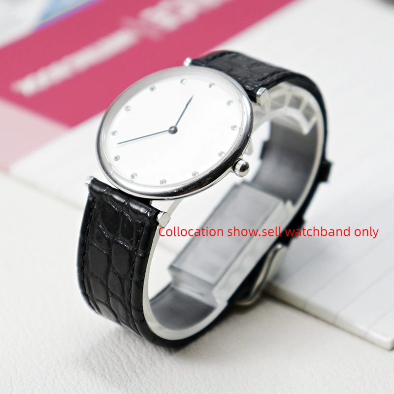 Thin crocodile Genuine leather - đánh giá và giá Cartier Watch Santos