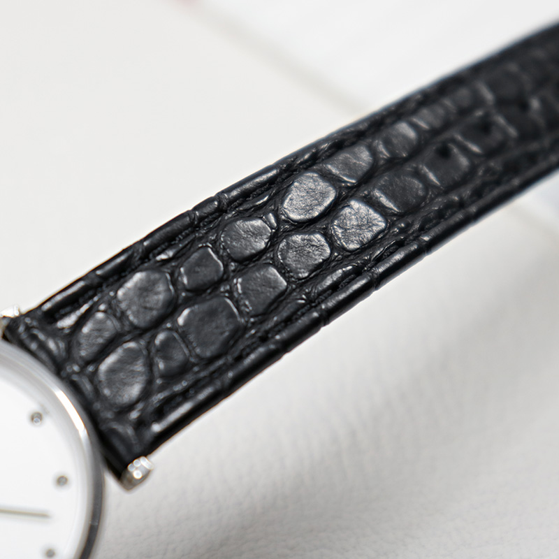 Thin crocodile Genuine leather - đánh giá và giá Cartier Watch Santos