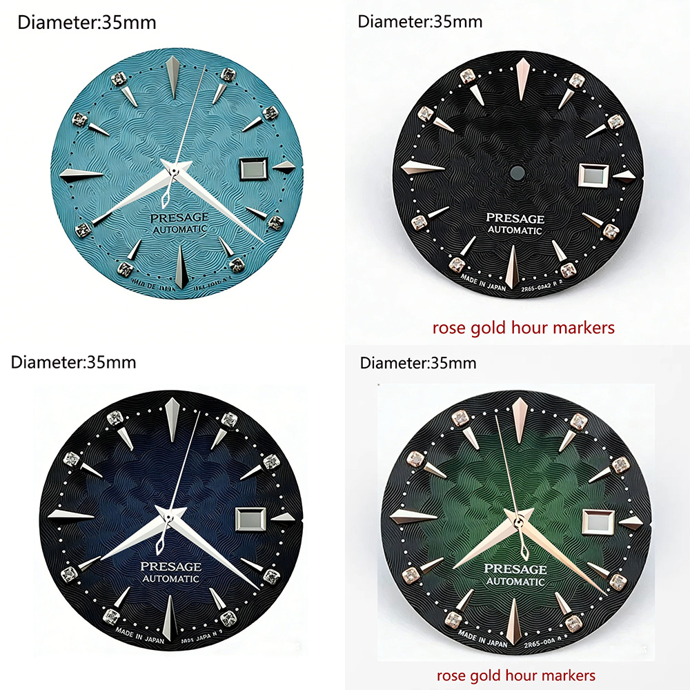 35mm S logo presage nh35 dial  - đánh giá và giá Seiko Watch Presage