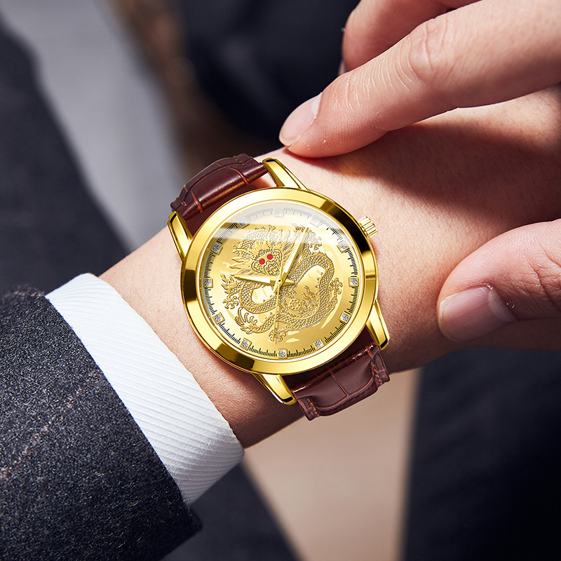 Men Quartz Watch Leather Strap - đánh giá và giá Leather Watch Band Men