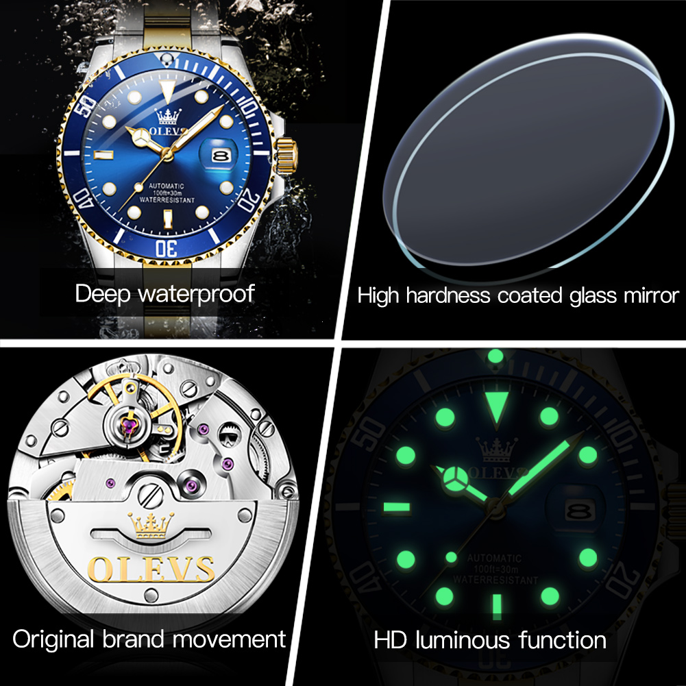 OLEVS 6650 Men Watch Classic O - đánh giá và giá Rolex Watch Datejust