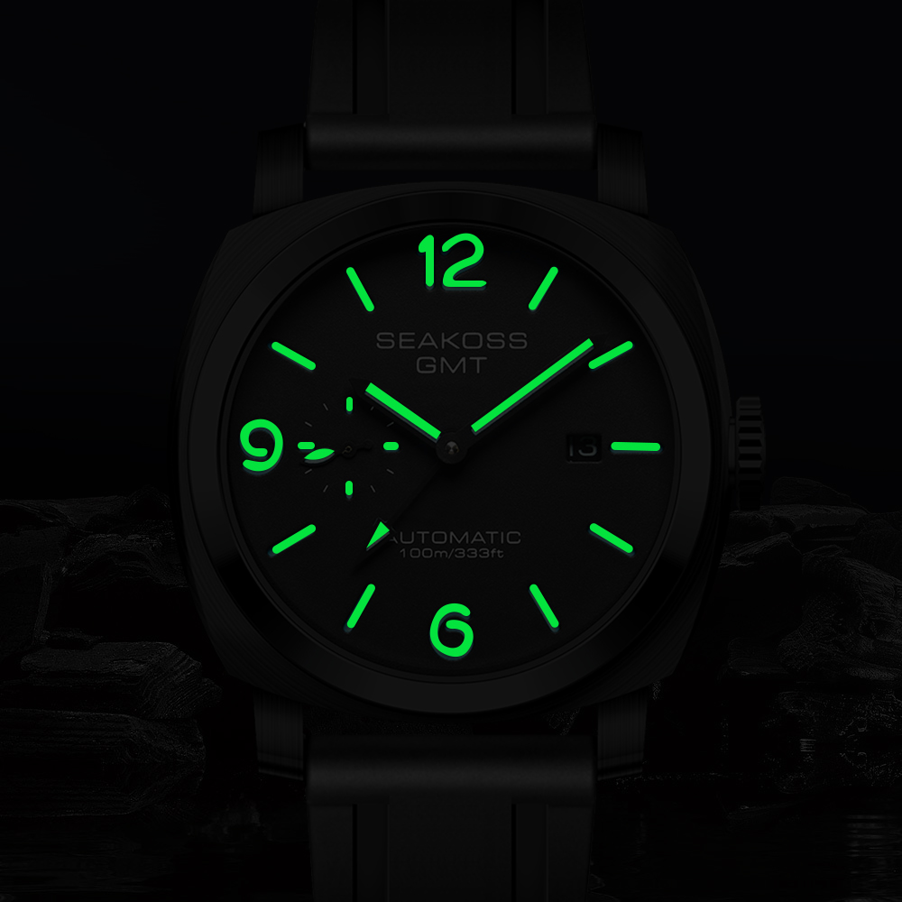 SEAKOSS 45mm Diving GMT Watch  - đánh giá và giá Seiko Watch Presage