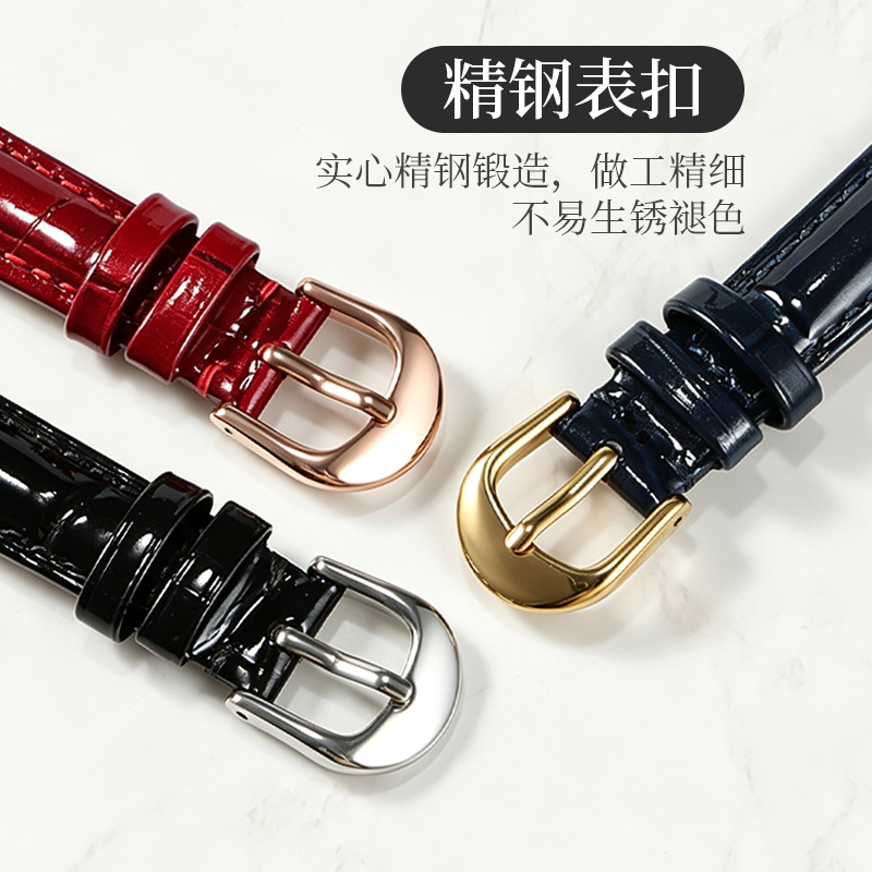 Glossy Curved Lug Genuine Leat - đánh giá và giá Cartier Watch Ballon Bleu