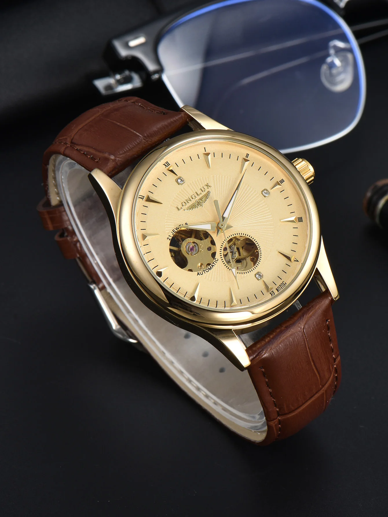 LONGLUX Automatic Watch Elegan - đánh giá và giá Seiko Watch Presage
